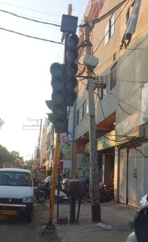 Traffic lights installed at four intersections at a cost of Rs 48 lakh have been out of service for nine years.
