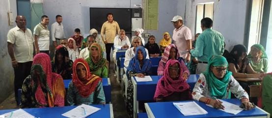 The joy on the faces of the elderly was evident, their dream of becoming literate was fulfilled.