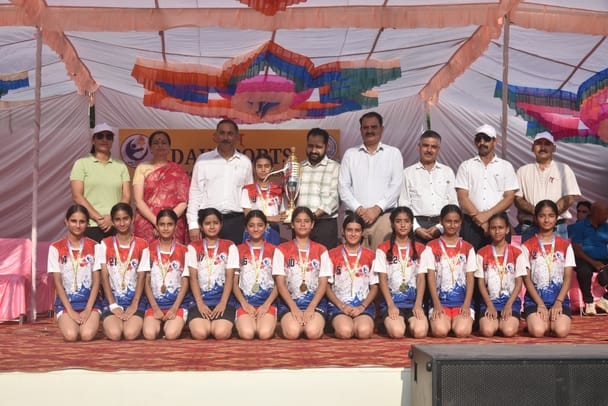 Cluster-8 teams were the winners in the state level Kho-Kho competition.