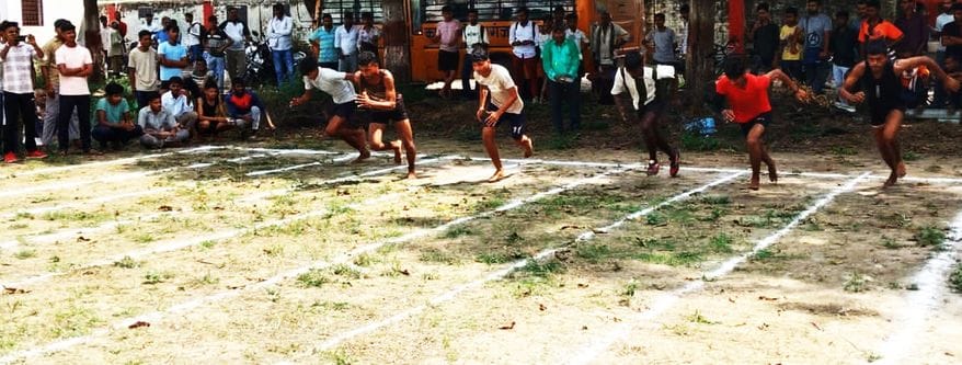 Pratigya, Raunak, Kunal and Naveen won the race and discus throw.