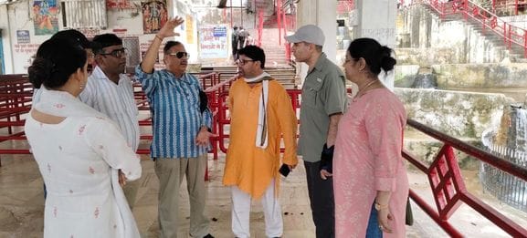 Team arrived to explore possibilities of establishing Global Geo Park