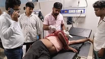 गोली लगने से जख्मी युवक
