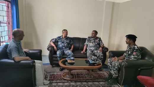 Due to the crowd of Nepalis, officials of both the countries held a meeting.