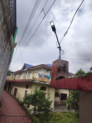 Most of the street lights in the city are broken, darkness spreads in the evening