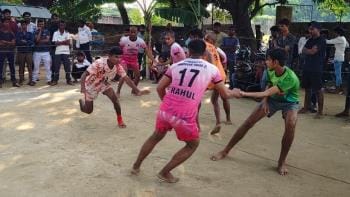 Sultanpur team won by scoring 36 points.