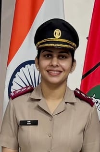 Achieved success through the flame of struggle... Jyoti, who studied in a government school, became a captain.