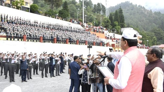 The faces of the meritorious students blossomed after being honored by the CM.