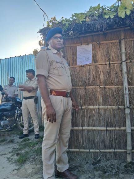 Notices pasted on the houses of cattle smugglers