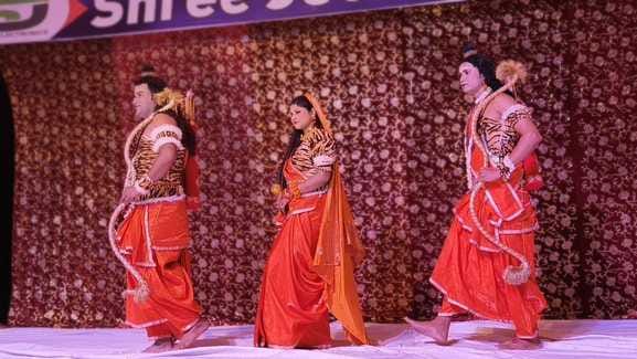 The audience was moved by the enactment of Sita's abduction.