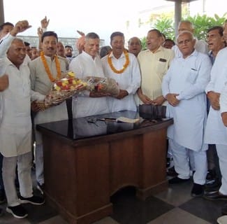Kailash Chand became the chairman of the market committee