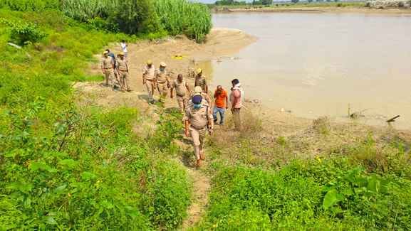 Dead bodies of a man and a woman were found floating in Rapti