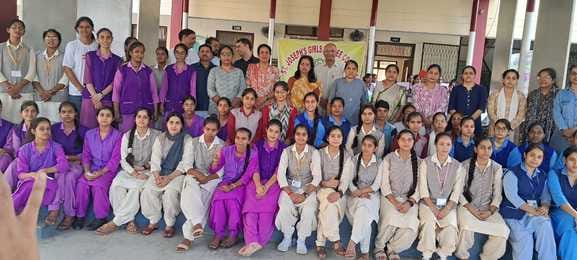 Arpita of BA class became the committee president