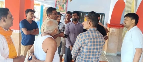 Silver crown stolen by cutting the lock of Hanuman temple