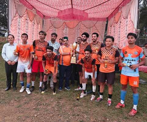 Kangra team won the Dussehra Football Cup