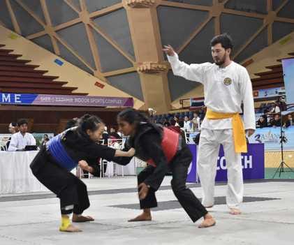 Srinagar, Pehcing Silat, India got One Gold