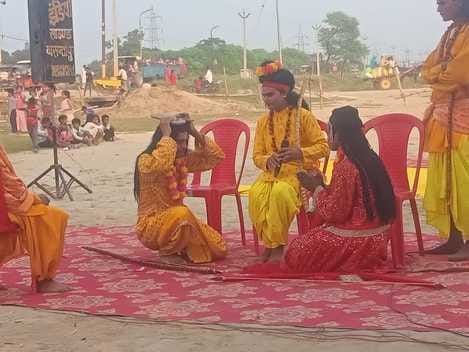 Bharata returned to Ayodhya with the sandals of Lord Rama.