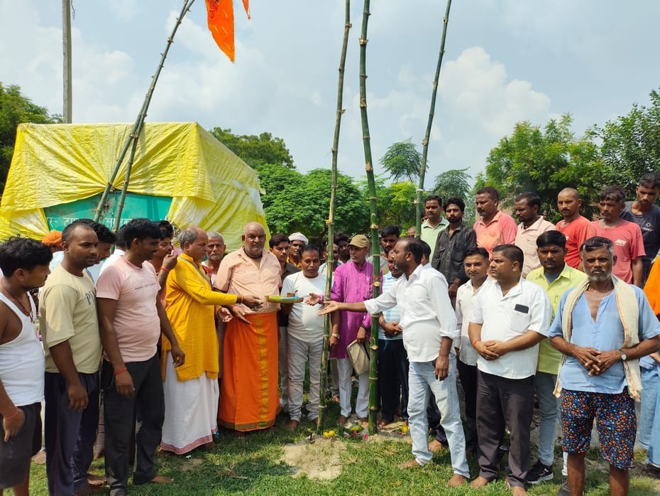 Kafara's Dussehra fair begins with flag worship