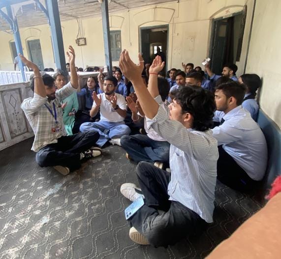 NSUI workers enraged over misbehaviour with student