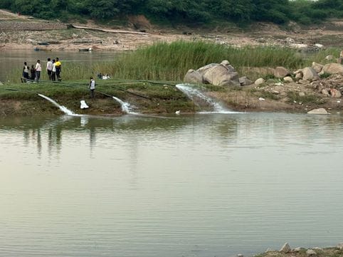 work around village ponds stuck despite SDM’s order villagers warn of protest