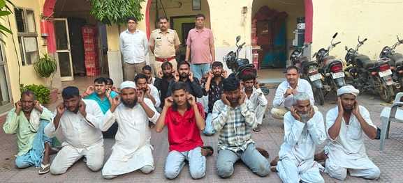 17 arrested for gambling by betting on chickens