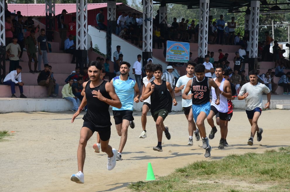Youths show enthusiasm in inter-zone district level athletic meet