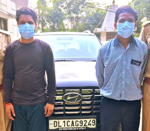Two people, including the car driver, were arrested in connection with the death of a teenager.