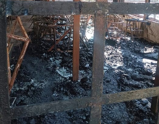 Fire breaks out in restaurant in Katagla, causing loss of Rs 30 lakh