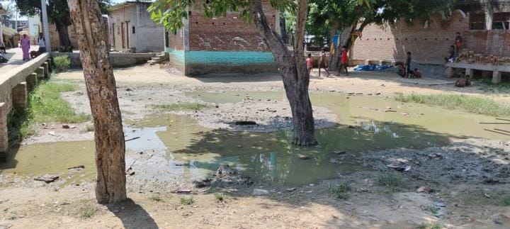 Potholes halted the pace of village development