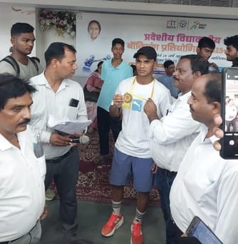Nivesh Le won gold medal in boxing