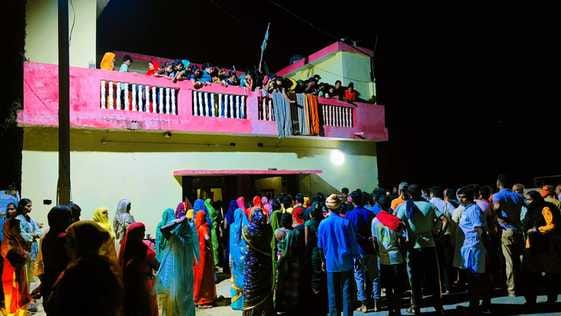 There was chaos as soon as the bodies of the youths arrived