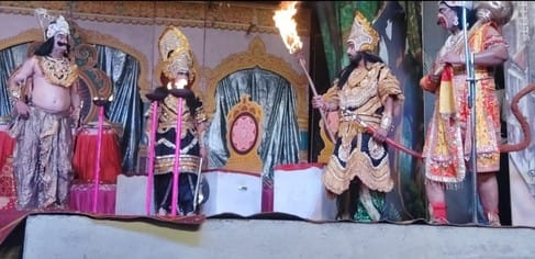 When Ravana expelled Vibhishana, he surrendered to Shri Ram.