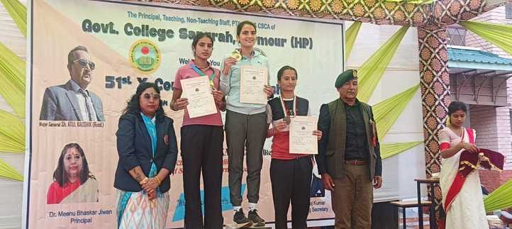 Deepak and Molly of Dharamshala College won gold in the singles category.