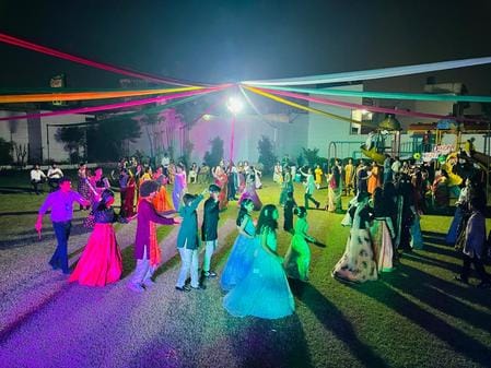 Parents and teachers danced vigorously in Dandiya Night and Garba.