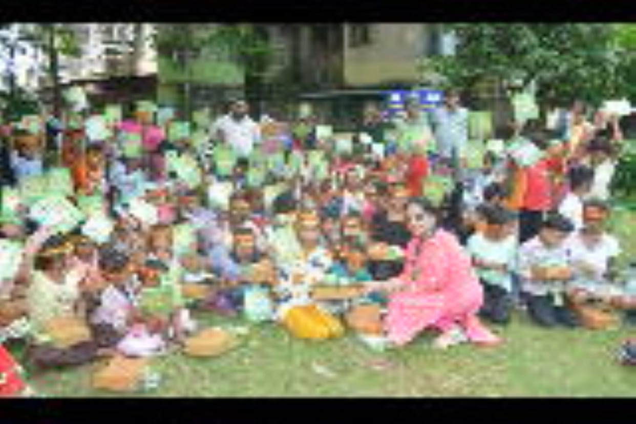 By worshipping 101 girls, the message of saving and educating daughters was given.