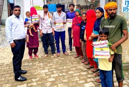 Information given to villagers about prevention from TB