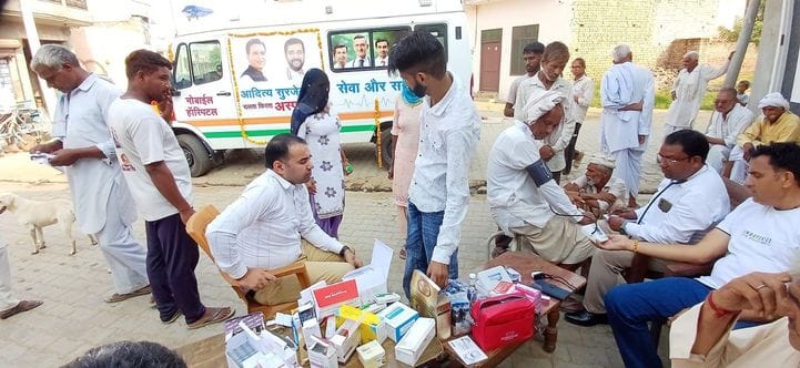 Surjewala's public service campaign, medical van service started