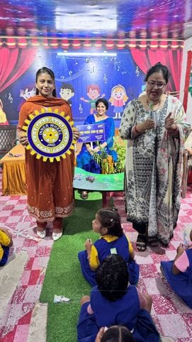 The club made the children aware about cleanliness