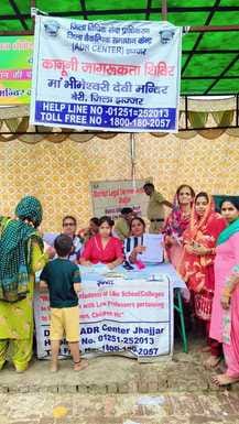 Legal information was collected from 1268 citizens at the Mata Bhimeshwari Devi fair: CJM
