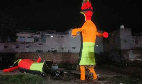 The effigies of Ravana, Meghnad and Kumbhakarna will be burnt at two places.