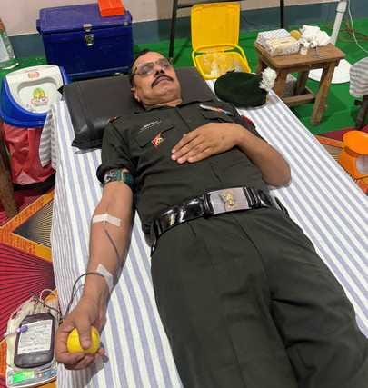 NCC cadets donated blood