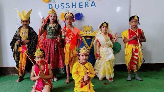 Dussehra festival celebrated in RLB Academy premises