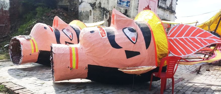 Along with Ravana, effigies of Kumbhakaran and Meghnath will also be burnt in Ayodhya Kuti.