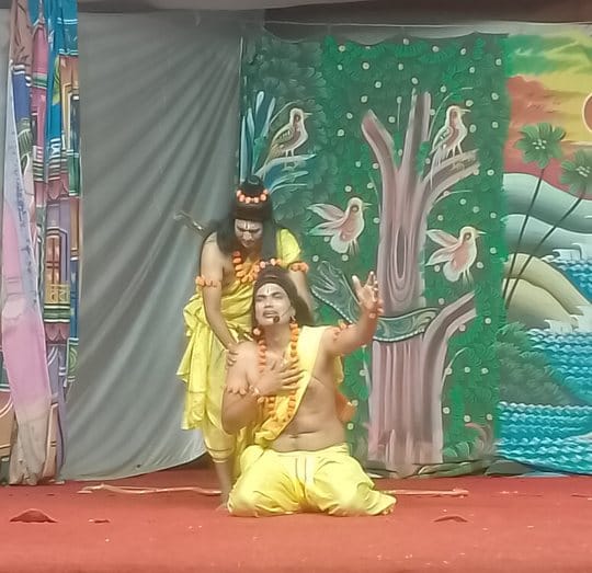 The audience became emotional after watching the enactment of Sita Haran.