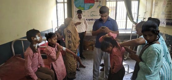 Lightning strikes primary school, injuring seven children