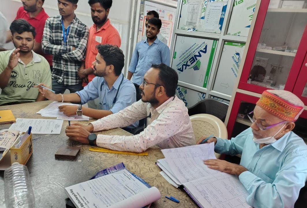 Doctors handling OPD and emergency