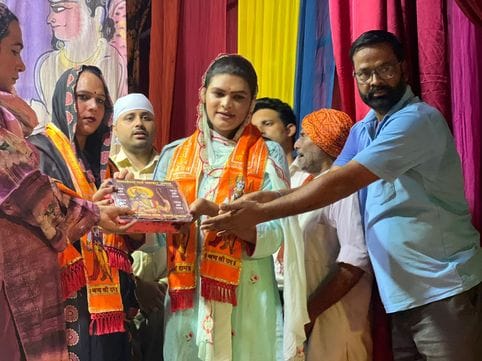 The audience was moved by the enactment of important episodes from the Ramayana.