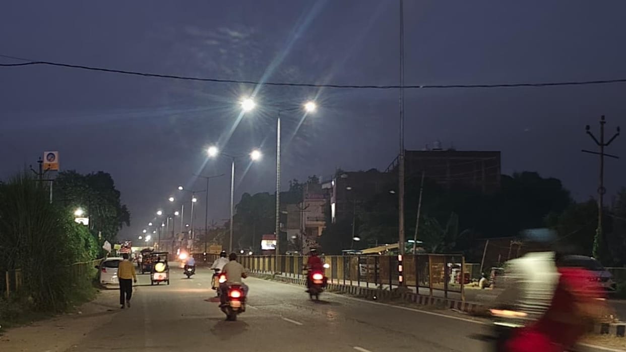 As officials tightened their grip, streetlights improved and the highway brightened.