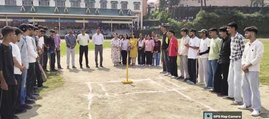B.Com 2nd year team organised International Cricket Tournament