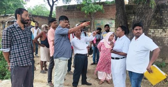 MNREGA Lokpal, BDO reached Sabsu and resumed investigation