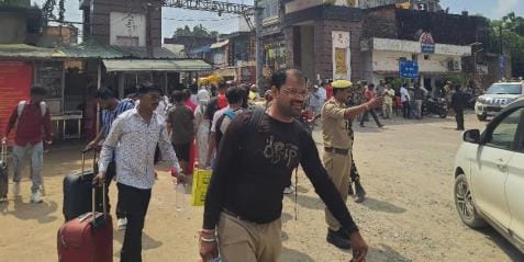 Security has been tightened from the Indo-Nepal border to the city area.
